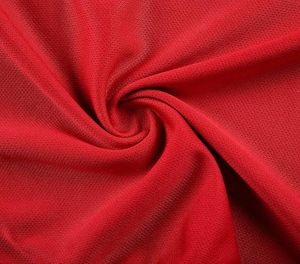 Camiseta de Béisbol Roja para Mujer, Cuello en V, Manga Corta, Ajustada, Absorbente de Humedad, 320g, Poliéster, Color Sólido, Impresión por Transferencia de Calor, Elástica - Product Image 4
