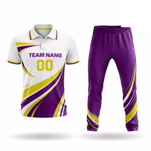 Uniforme de cricket personnalisé par sublimation pour équipe |   Vêtements de cricket pour hommes, femmes et jeunes, polo et pantalon, tenue complète d'équipe, qualité supérieure - Product Image 4