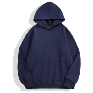 Custom <b>Red</b> <b>Mens</b> Pullover <b>Hoodie</b> Relaxed Fit Fleece Sweatshirt Wholesale Casual Streetwear Apparel Supply Bulk B2B USA EU UK - Product Image 3