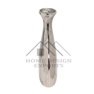 Vases à fleurs abstraits en aluminium, décorations modernes pour mariages et événements, finition nickelée, écologiques, pour la maison et la table - Vente chaude - Product Image 3