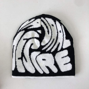 Custom Soft Warm 100% Cotton Waterproof Breathable Digital Printing Street Style Beanie <b>Caps</b> <b>Winter</b> Knitted High Quality Unisex - Product Image 1