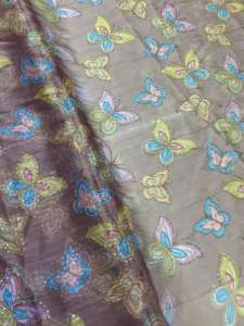 Tela de seda premium estampada, material para vestidos con impresión digital personalizada, para prendas de vestir femeninas, suministro al por mayor, exportador. - Product Image 4