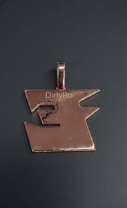 Pendentif Hip Hop personnalisable lettre E serti de moissanite en argent sterling 925 – Bijoux fins et breloques - Product Image 4