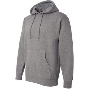 Independent Trading Co Men's Hooded Pullover <b>Sweatshirt</b> Gunmetal Heather XL Size Anti-Wrinkle 3D <b>Embroidery</b> Solid Pattern Screen - Product Image 2