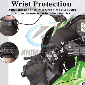 ถุงมือมอเตอร์ไซค์หนังระบายอากาศ แห้งเร็ว สำหรับผู้ชาย ใช้สำหรับขับขี่กลางแจ้ง แข่งรถ ราคาถูก มีสินค้าในสต็อก - Product Image 4