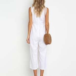 Women V Neck Romper Elegant Casual One Piece Outfit Fashion Daily Wear Soft Stretch Clothing Stylish Summer Design - Product Image 2