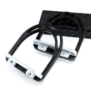 Estribos JIN cómodos de alta calidad, estribos ecuestres occidentales, productos de aluminio personalizados ligeros y duraderos para montar a caballo - Product Image 1