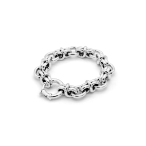 Pulsera de Cadena con Anillos Entrelazados - Product Image 1