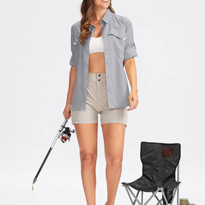 Camisetas de pesca de alta calidad con servicio personalizado, tela de poliéster y spandex, diseño increíble, camisetas de pesca para mujer. - Product Image 6