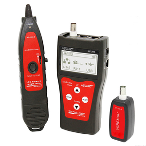 Projektör NF-300 ağ koaksiyel kablo test cihazı iz ve bulmak RJ45 (STP / 4-core) , RJ11,USB,BNC kabloları dijital mod <span class=keywords><strong>LCD</strong></span> - Product Image 2
