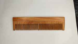 Peine de madera de Neem pulido, material orgánico de alta calidad, difusor de aceites esenciales ecológico, estilo clásico, regalo de boda - Product Image 3