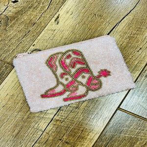 Bolso de Mano Bama Mini con Cuentas de Vidrio, Hecho a Mano, Personalizado, con Temática Deportiva, Forma Rectangular, Base de Algodón, para Fiestas - Product Image 2