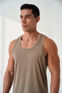 Men's Sleeveless white ribbed tank top mens Shapewear undershirt gym Vest Top <b>Athletic</b> Tank Top Men - Product Image 6