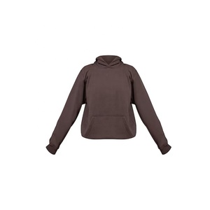 Vente en gros de sweat à capuche en polaire pour femmes pull-over simple surdimensionné pour l'hiver, mode décontractée, logo personnalisé, fournisseur OEM ODM - Product Image 1