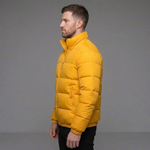 Chaqueta Acolchada para Hombre, Estilo Urbano, para Clima Frío, Impermeable, con Capucha, Estilo Único, para Actividades al Aire Libre - Product Image 3