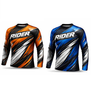 Jersey de Ciclismo Personalizado de Invierno para Tallas Grandes, de Alta Calidad, para MTB, BMX, MX, Downhill, Motociclismo, Ropa Deportiva OEM ODM - Product Image 1