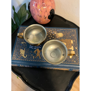 Tasses en laiton très demandées, artisanales traditionnelles, vaisselle en laiton massif au design élégant pour tasses à thé et soucoupes, au prix le plus bas - Product Image 3