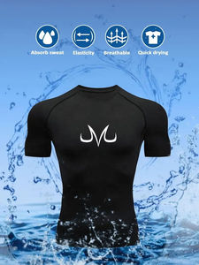 Camiseta Deportiva Personalizada para Hombre, de Secado Rápido, Compresión, para Gimnasio, Entrenamiento, Culturismo - Product Image 4