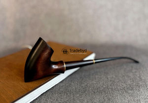 Pipa de Tabaco Moderna de Madera Natural Ecológica Lacada, Hecha a Mano por Tradebyd - Product Image 5