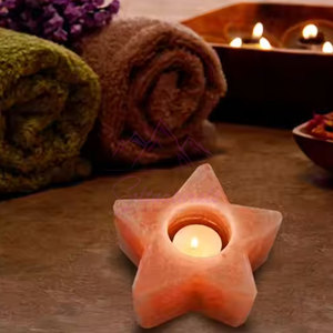 Lampe de sel en forme d'étoile de qualité supérieure, 100% sel de l'Himalaya pur, en vente en ligne - Product Image 4