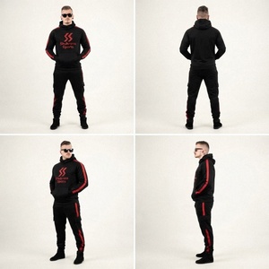 Ensemble de sport 2 pièces pour garçons, imprimé, respirant, printemps 2022, veste et pantalon, survêtement de sport, vente en gros - Product Image 2