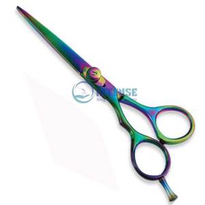 Tijeras de peluquero con logotipo personalizado, tijeras de peluquero de lujo negras mate de 6,5 pulgadas, tijeras de peluquero de acero de alto carbono ultraafiladas para hombres y mujeres - Product Image 3