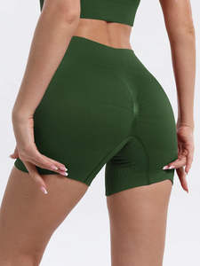 Shorts de Yoga de Cintura Alta para Mujer, de Alta Calidad, Cómodos, Elásticos, Levanta Glúteos, para Gimnasio, Fitness, Ejercicio, Ropa Deportiva, Ajustados - Product Image 4