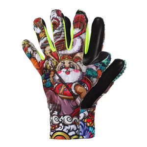 Gants de gardien de but professionnels de haute qualité en gros, respirants, antidérapants, coupe-vent, en caoutchouc, pour football, personnalisables - Product Image 1