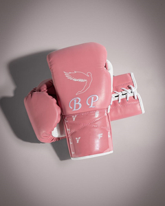 Gants de boxe de compétition Premium Fly Pro en cuir de vachette rose, pour sparring, prix bas, nouveau modèle - Product Image 1
