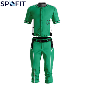Uniforme de Béisbol con Logotipo Personalizado de la Mejor Calidad, Secado Rápido, Transpirable, Tallas Grandes, Impresión Personalizada al por Mayor, Tela de Alta Calidad - Product Image 1