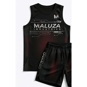 ชุดยูนิฟอร์มบาสเก็ตบอลแบบกำหนดเองสำหรับผู้ชายและผู้หญิง เสื้อเจอร์ซีย์โพลีเอสเตอร์ระบายอากาศ กางเกงขาสั้น ผู้ผลิตและจำหน่ายขายส่งแบบ OEM - Product Image 1