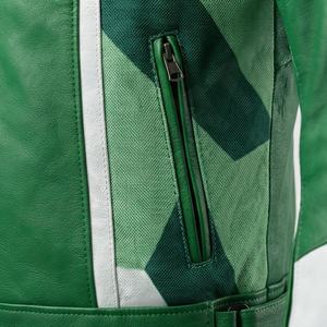 Veste de motard en cuir robuste pour homme NAI-0434A, veste de motard tendance, vêtements de protection pour la conduite, couleur personnalisable - Product Image 5