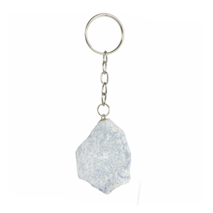 Porte-clés en cristal de haute qualité, Aventurine bleue brute, pierre naturelle, cadeaux pour femmes, vente en gros - Product Image 2