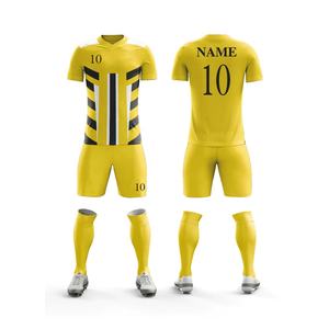 2024 recién llegado, conjunto de pantalones cortos de camiseta de fútbol profesional, diseño de sublimación personalizado, uniformes de fútbol para niños con estampado de logotipo - Product Image 3