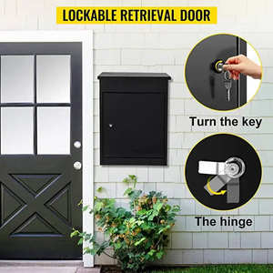 Premium Stainless Steel Metal Parcel Package Mailbox Vietnam Garden Outdoor Smart Modern <b>Secure</b> Large Lockable Waterproof - Product Image 3