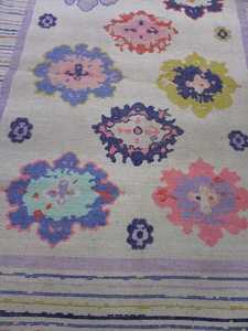 Alfombra antideslizante de algodón anudado a mano de alta calidad 8x10 para mascotas, Alfombra de patrón abstracto de nuevo diseño para sala de estar - Product Image 4