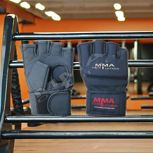 Custom Logo MMA Gloves High Quality Contender <b>Matted</b> Leather Fight Gloves with Bulk Printing Wholesale Sports Gloves - Product Image 1