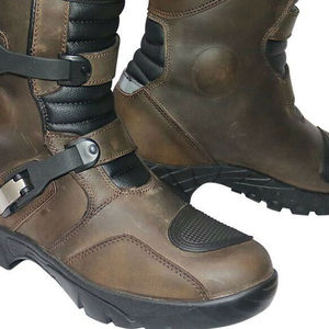Botas de Motocicleta de Cuero Personalizadas de Alta Calidad para Pilotos Profesionales, Botas de Motociclismo de Carreras de Primera Calidad al por Mayor, Servicio OEM - Product Image 4
