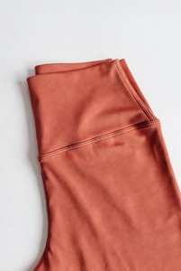 High Waist Seamless Breathable Full Length Yoga <b>Leggings</b> Solid Color Women Workout Pants Spandex/Nylon Elastic Waist - Product Image 4