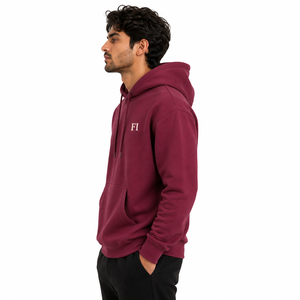 Sweat-shirt à capuche oversize en coton molletonné de qualité supérieure, grammage lourd, coupe classique, style streetwear, personnalisable, pour vêtements de laboratoire privés - Product Image 4