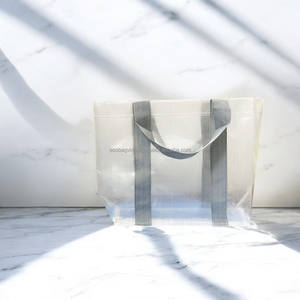 Sac fourre-tout tissé en PP transparent écologique personnalisé sac à provisions laminé avec logo fabriqué au Vietnam - Product Image 6