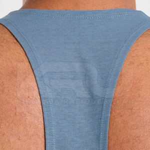 Classic Design Breathable Comfortable Casual Men <b>Stringer</b> Tank Sleeveless Polyester/Cotton <b>Vest</b> for Exercise Running Yoga - Product Image 4