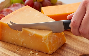 Stainless Steel <b>Cheese</b> <b>Knife</b> <b>Set</b> With Black Plastic Handles Durable Eco Friendly Kitchen Tools For Restaurant Use And Hotel Use - Product Image 5