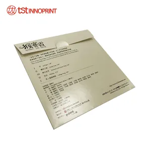 Thumb Cut Lock Design CD Mailer Sleeve With Custom Printing