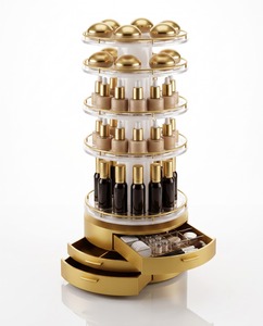 Atractivo Organizador de Maquillaje de Acrílico Transparente, Personalizado, Moderno y de Lujo, con Estantes de Almacenamiento - Product Image 1