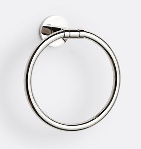 Porte-serviette mural moderne en laiton inoxydable, accessoire de salle de bain tendance, également utilisé près du lavabo. - Product Image 1