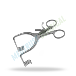 Rétracteurs cérébellaires Adson angulaires à 90° de 18 cm pour neurochirurgie, auto-fixants, pour l'exposition de la fosse postérieure - Product Image 3