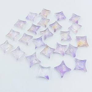 Cuentas de Ametrino Ninja Star, Cuentas Sueltas de Piedras Preciosas para Joyería - Product Image 2