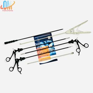 Juego de entrenamiento de Endo laparoscópico, pinzas de cirugía, instrumentos de acero inoxidable autoclavable desmontable certificado CE - Product Image 1