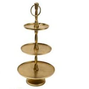 Expositor de Postres, Accesorio para Mesa, Soporte para Pastel de Metal con Acabado Negro para Bodas, Fiestas y Hoteles - Product Image 2